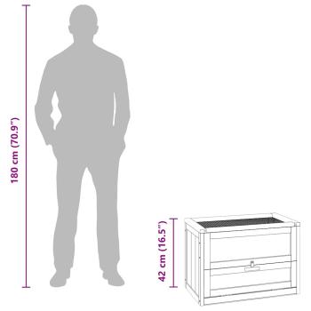 Hamsterkäfig 60x35,5x42 cm Massivholz Tanne