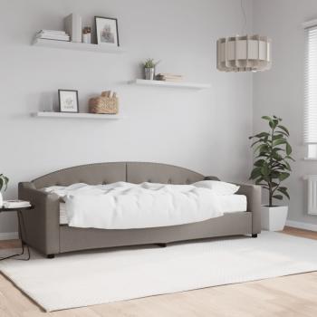 ARDEBO.de - Tagesbett mit Matratze Taupe 80x200 cm Stoff