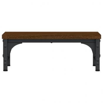 Monitorständer Braun Eichen-Optik 37x23x14 cm Holzwerkstoff