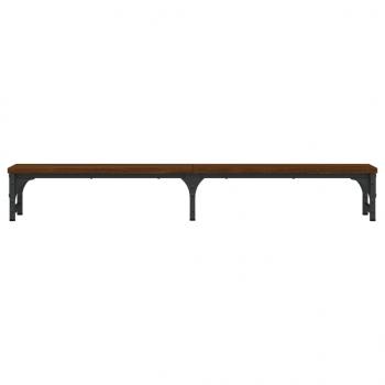 Monitorständer Braun Eichen-Optik 105x23x15,5 cm Holzwerkstoff