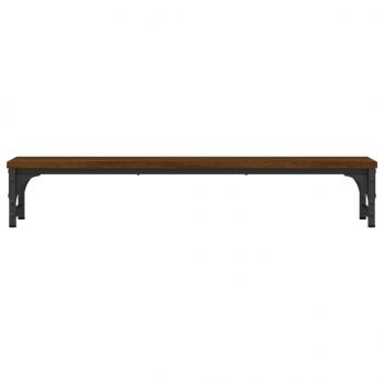 Monitorständer Braun Eichen-Optik 85x23x15,5 cm Holzwerkstoff