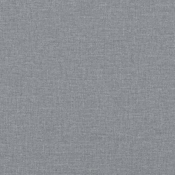 Tagesbett Ausziehbar mit Schubladen Hellgrau 80x200 cm Stoff
