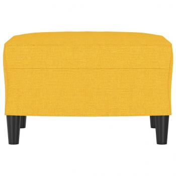 Fußhocker Hellgelb 60x50x41 cm Stoff