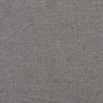 Fußhocker Hellgrau 60x50x41 cm Stoff