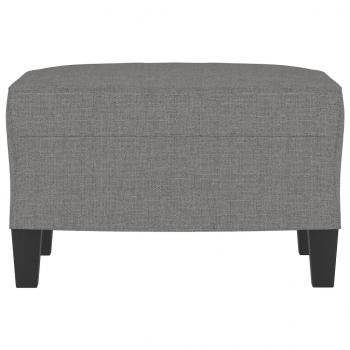 Fußhocker Dunkelgrau 60x50x41 cm Stoff