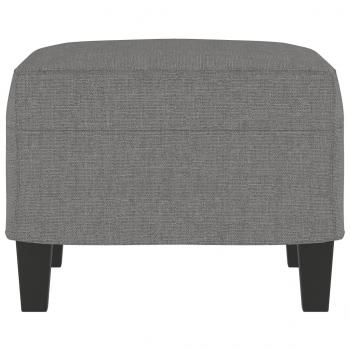 Fußhocker Dunkelgrau 60x50x41 cm Stoff