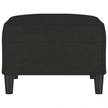 Fußhocker Schwarz 70x55x41 cm Stoff