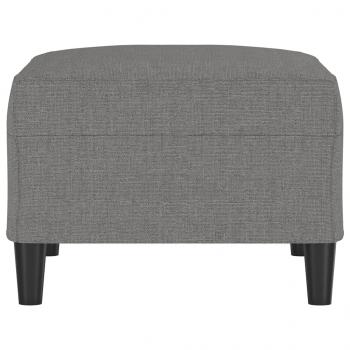 Fußhocker Dunkelgrau 70x55x41 cm Stoff