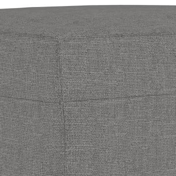 Fußhocker Dunkelgrau 70x55x41 cm Stoff