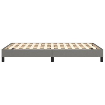 Bettgestell Dunkelgrau 120x200 cm Stoff