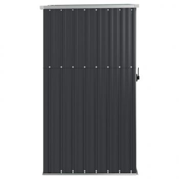 Gerätehaus Anthrazit 88x89x161 cm Verzinkter Stahl