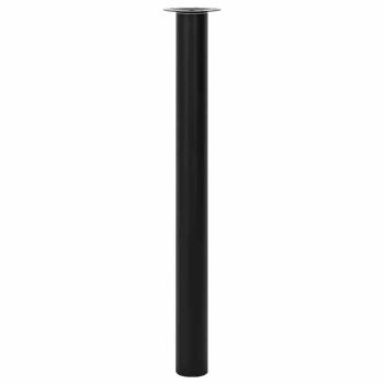 2 x Teleskopfuß Tischfuß Stützfuß Tischbein Schwarz 710 mm-1100 mm