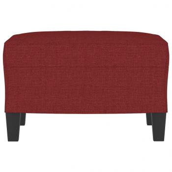 Fußhocker Weinrot 60x50x41 cm Stoff
