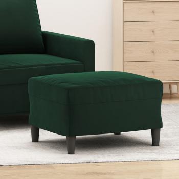 ARDEBO.de - Fußhocker Dunkelgrün 60x50x41 cm Samt