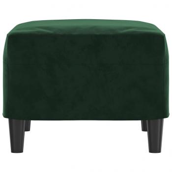 Fußhocker Dunkelgrün 60x50x41 cm Samt