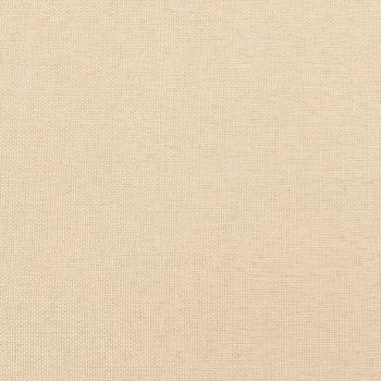 Fußhocker Creme 60x50x41 cm Stoff