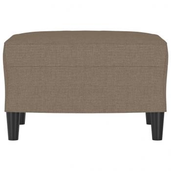 Fußhocker Taupe 60x50x41 cm Stoff