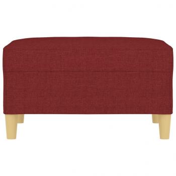 Fußhocker Weinrot 70x55x41 cm Stoff