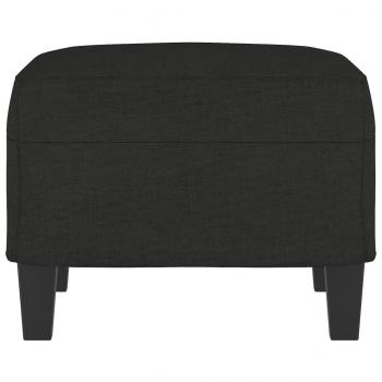Fußhocker Schwarz 60x50x41 cm Stoff