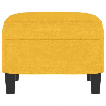 Fußhocker Hellgelb 60x50x41 cm Stoff
