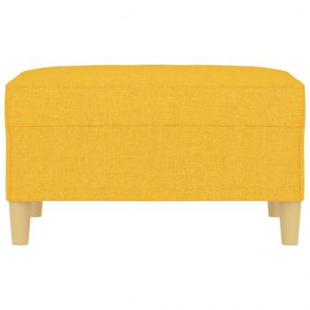 Fußhocker Hellgelb 70x55x41 cm Stoff