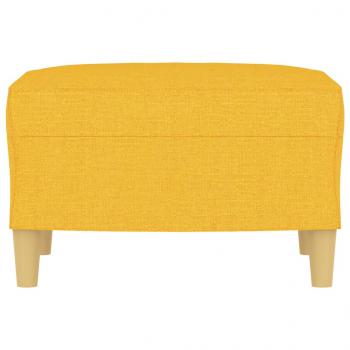 Fußhocker Hellgelb 60x50x41 cm Stoff