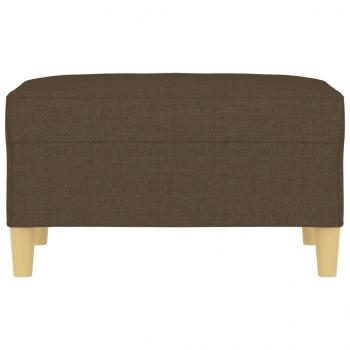 Fußhocker Braun 70x55x41 cm Stoff