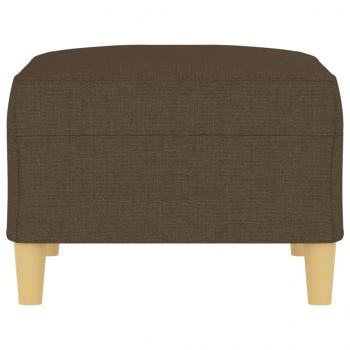 Fußhocker Braun 70x55x41 cm Stoff