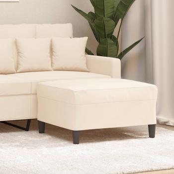 ARDEBO.de - Fußhocker Creme 70x55x41 cm Samt
