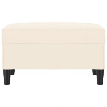 Fußhocker Creme 70x55x41 cm Samt