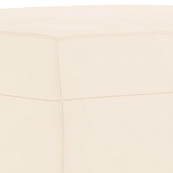 Fußhocker Creme 70x55x41 cm Samt