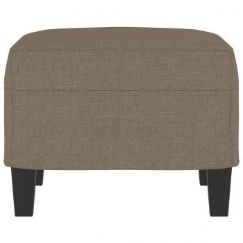 Fußhocker Taupe 60x50x41 cm Stoff