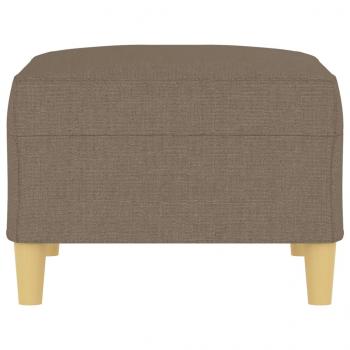 Fußhocker Taupe 70x55x41 cm Stoff