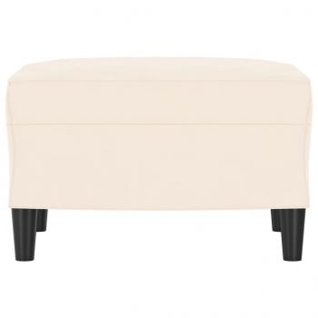 Fußhocker Creme 60x50x41 cm Samt