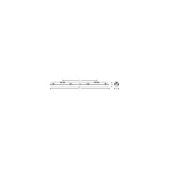 Fluolite PACN für 1 x LEDtube 1200 Feuchtraumwannenleuchte für LED-Röhre, Länge 1270mm (60716122)