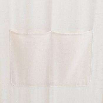 5-teiliger Raumteiler Creme 200 x 170 x 4 cm Stoff 