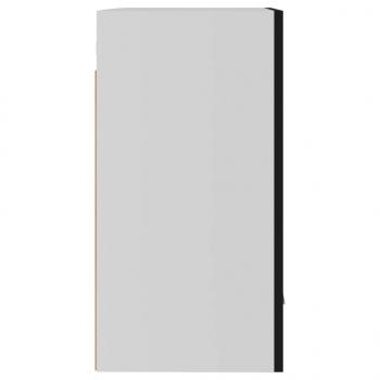 Hängeschrank Schwarz 50x31x60 cm Holzwerkstoff