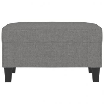 Fußhocker Dunkelgrau 70x55x41 cm Stoff