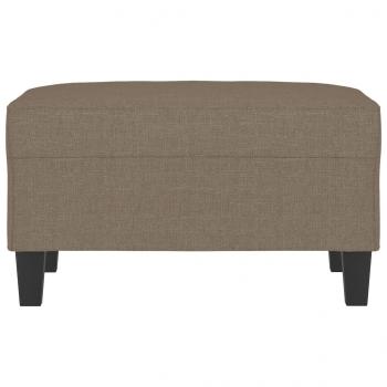 Fußhocker Taupe 70x55x41 cm Stoff