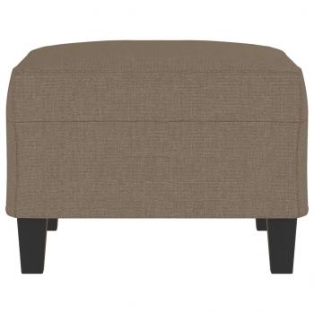 Fußhocker Taupe 70x55x41 cm Stoff