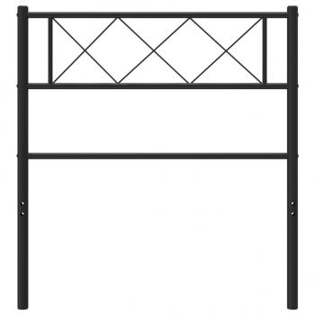 Kopfteil Metall Schwarz 100 cm