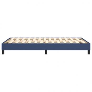 Bettgestell Blau 120x200 cm Stoff
