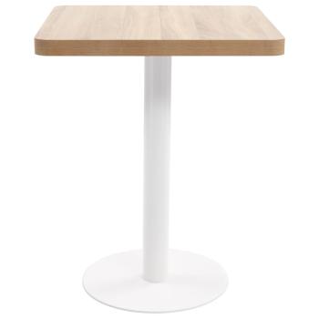 Bistrotisch Hellbraun 60x60 cm MDF