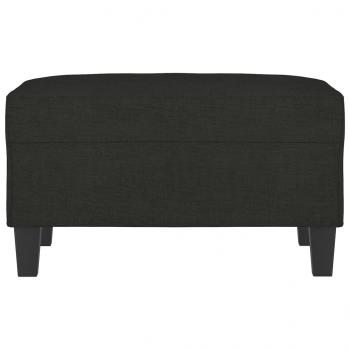 Fußhocker Schwarz 70x55x41 cm Stoff