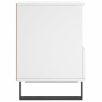 Nachttische 2 Stk. Weiß 40x35x50 cm Holzwerkstoff