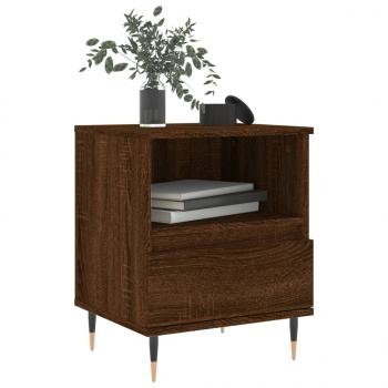 ARDEBO.de - Nachttische 2 Stk. Braun Eichen-Optik 40x35x50 cm Holzwerkstoff