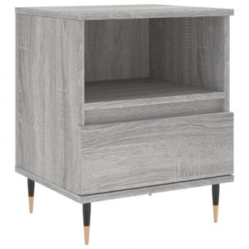 Nachttisch Grau Sonoma 40x35x50 cm Holzwerkstoff