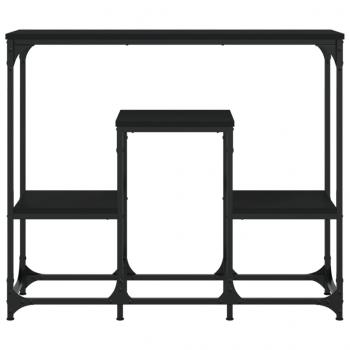 Konsolentisch Schwarz 89,5x28x76 cm Holzwerkstoff