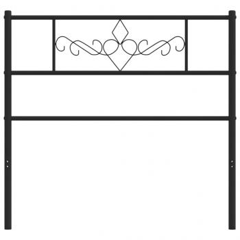 Kopfteil Metall Schwarz 80 cm
