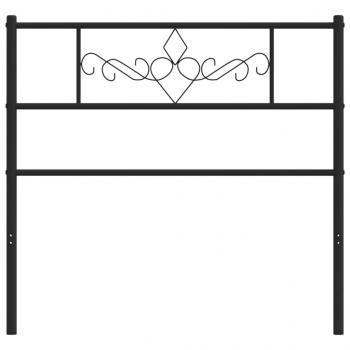 Kopfteil Metall Schwarz 100 cm